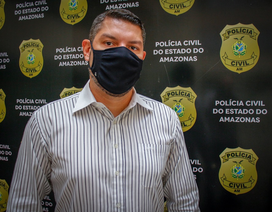 Delegado Reinaldo Figueira, titular da DERCC