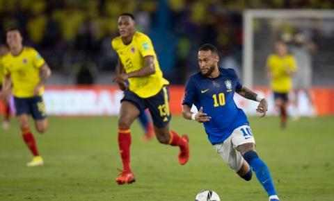 Por vaga antecipada na Copa, Brasil encara Colômbia nas Eliminatórias